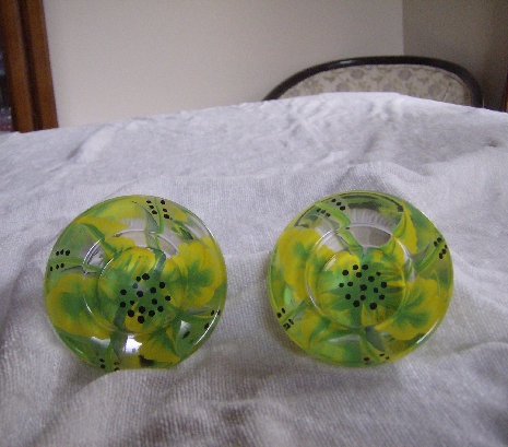 VOTIVES (2) LIME/YELLOW